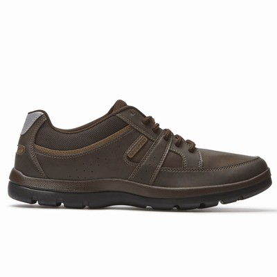 Tênis Rockport Get Your Kicks Blucher Homem Marrom PT-32916